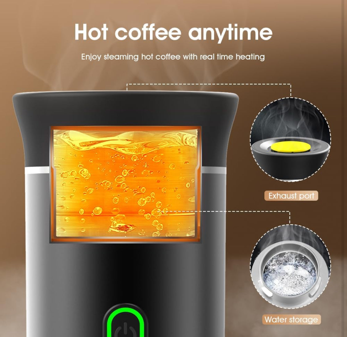 ☕ 3-in-1 Kabellose Espresso-Kaffeemaschine – Frischer Kaffee, wo immer du bist! 🚗🏕️✈️