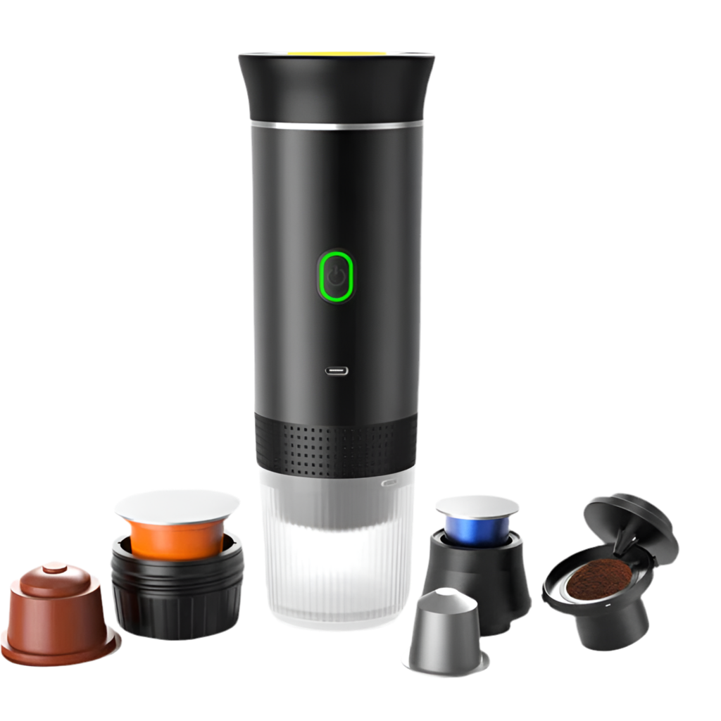☕ 3-in-1 Kabellose Espresso-Kaffeemaschine – Frischer Kaffee, wo immer du bist! 🚗🏕️✈️