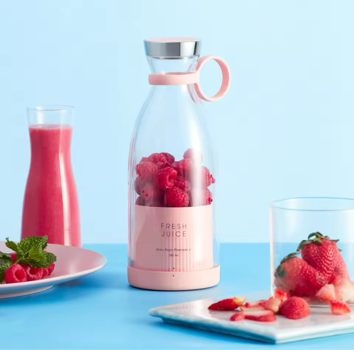 🥤 Der ultimative tragbare Elektro-Entsafter – Mix dir deine Smoothies überall! 🍓🍍