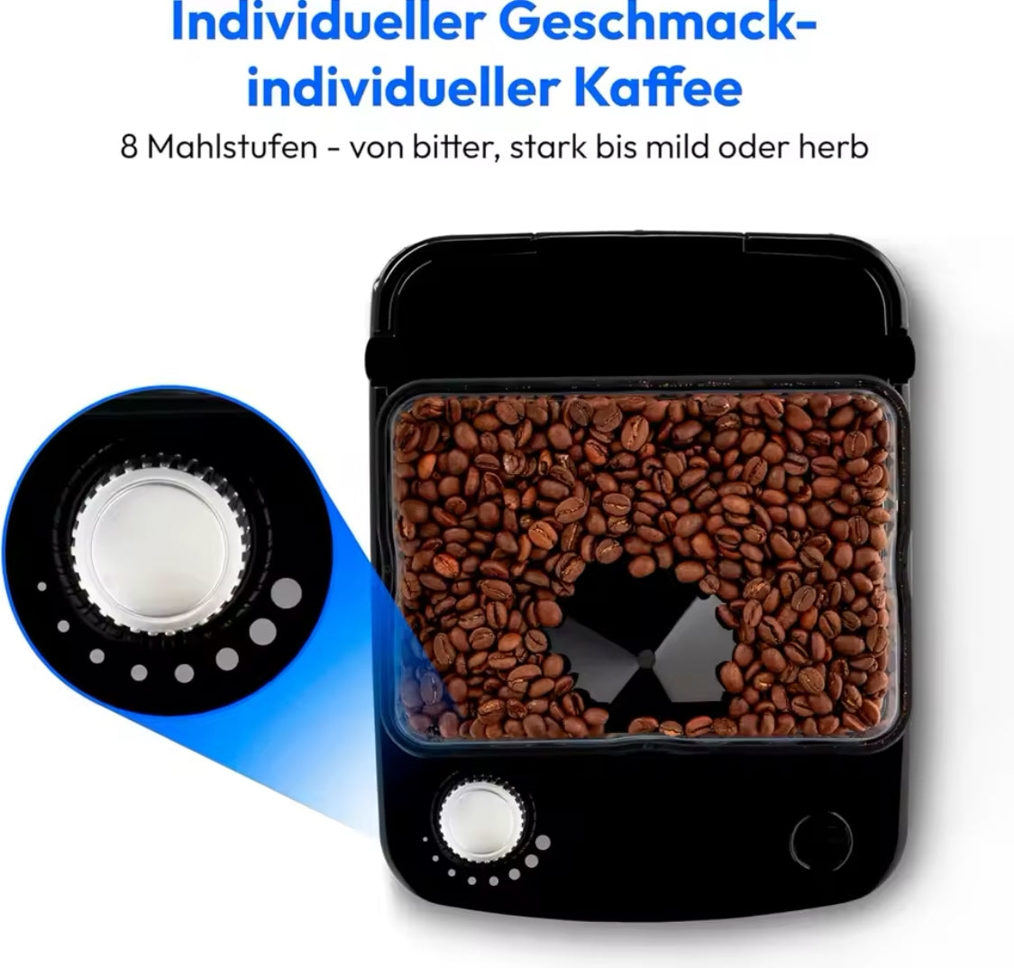 ☕ MEDION Kaffeemaschine mit Mahlwerk & Glaskanne – Frischer Kaffeegenuss auf Knopfdruck! 🔥