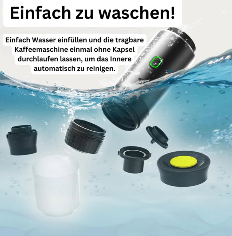 ☕ 3-in-1 Kabellose Espresso-Kaffeemaschine – Frischer Kaffee, wo immer du bist! 🚗🏕️✈️