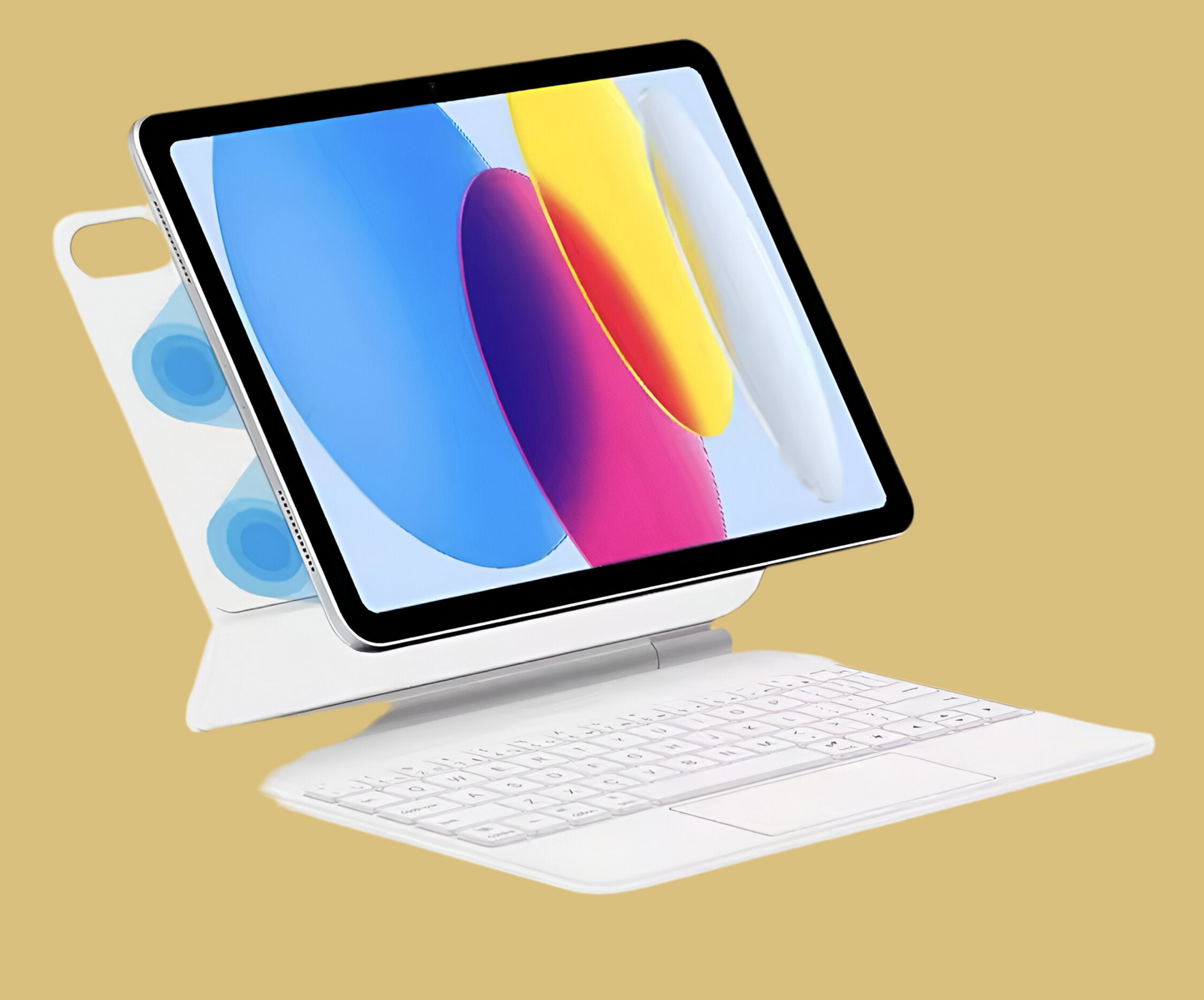 🔥 Magische Tastatur für iPad – Elegantes Smart Cover mit Magnet-Hülle! 🚀
