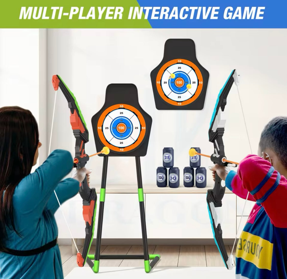 Doppelter Spaß mit dem Super Archery Kit – 2 Bögen im Set! 🎯🔥