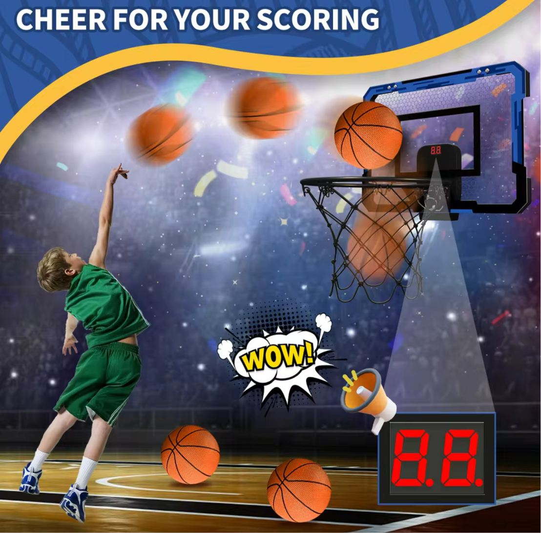 🏀 Kinder Basketball-Set – Spaß & Bewegung für drinnen und draußen! 🎯