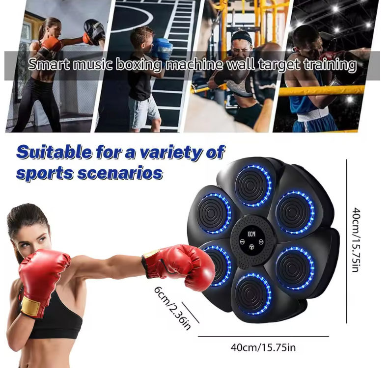 Smart Bluetooth Musik Boxing Maschine 🎵🥊 | Elektronische Ziel-Sparring Ausrüstung für Kinder & Indoor-Training