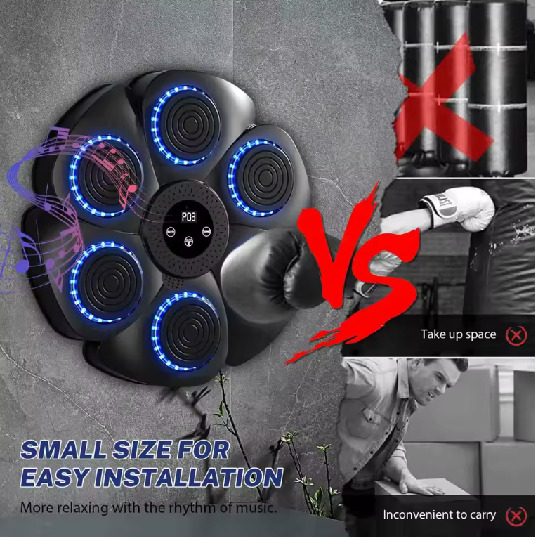 Smart Bluetooth Musik Boxing Maschine 🎵🥊 | Elektronische Ziel-Sparring Ausrüstung für Kinder & Indoor-Training