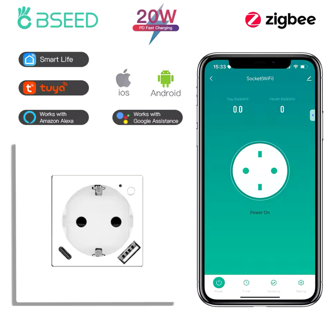 ⚡️ BSEED ZigBee Smart Steckdose – Dein Einstieg in die smarte Welt! 😎