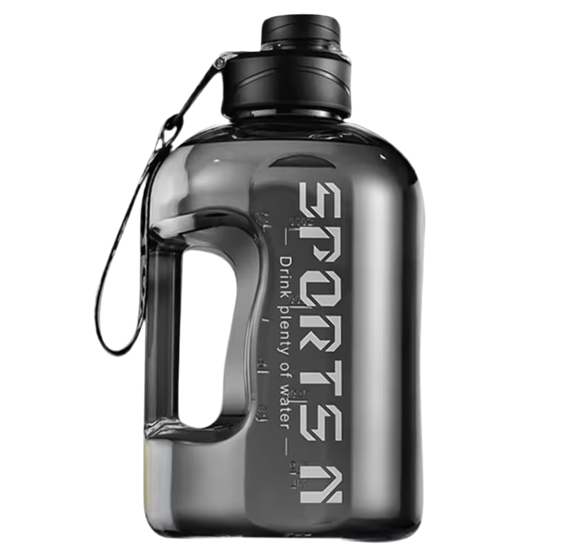 💧 2,7L Sport Wasserflasche – Dein Hydration-Partner fürs Gym! 🏋️