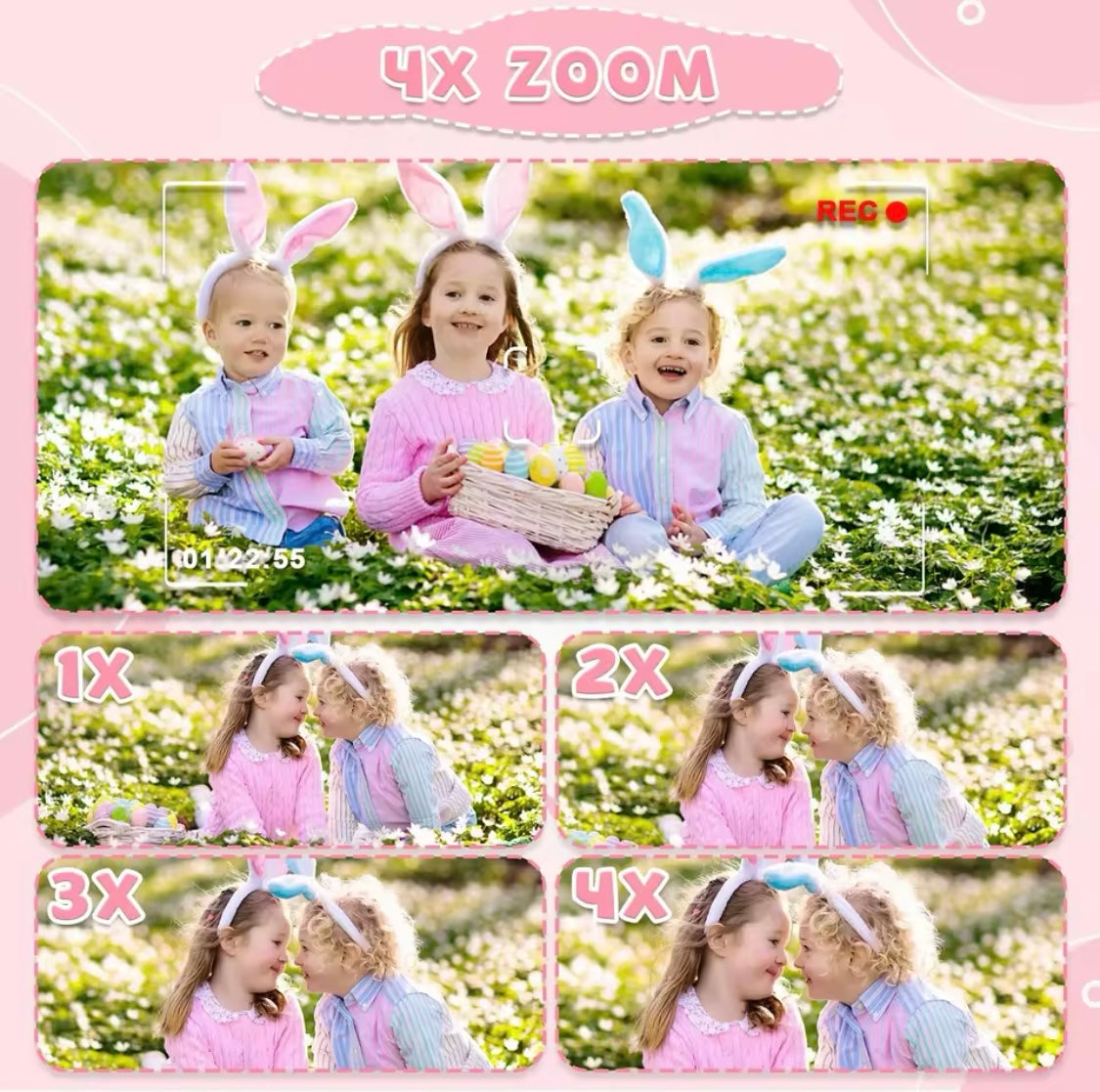 Kinderkamera 1080P HD 🎥📸 | Digitale Videokamera mit Silikonhülle – Perfekt für kleine Fotografen