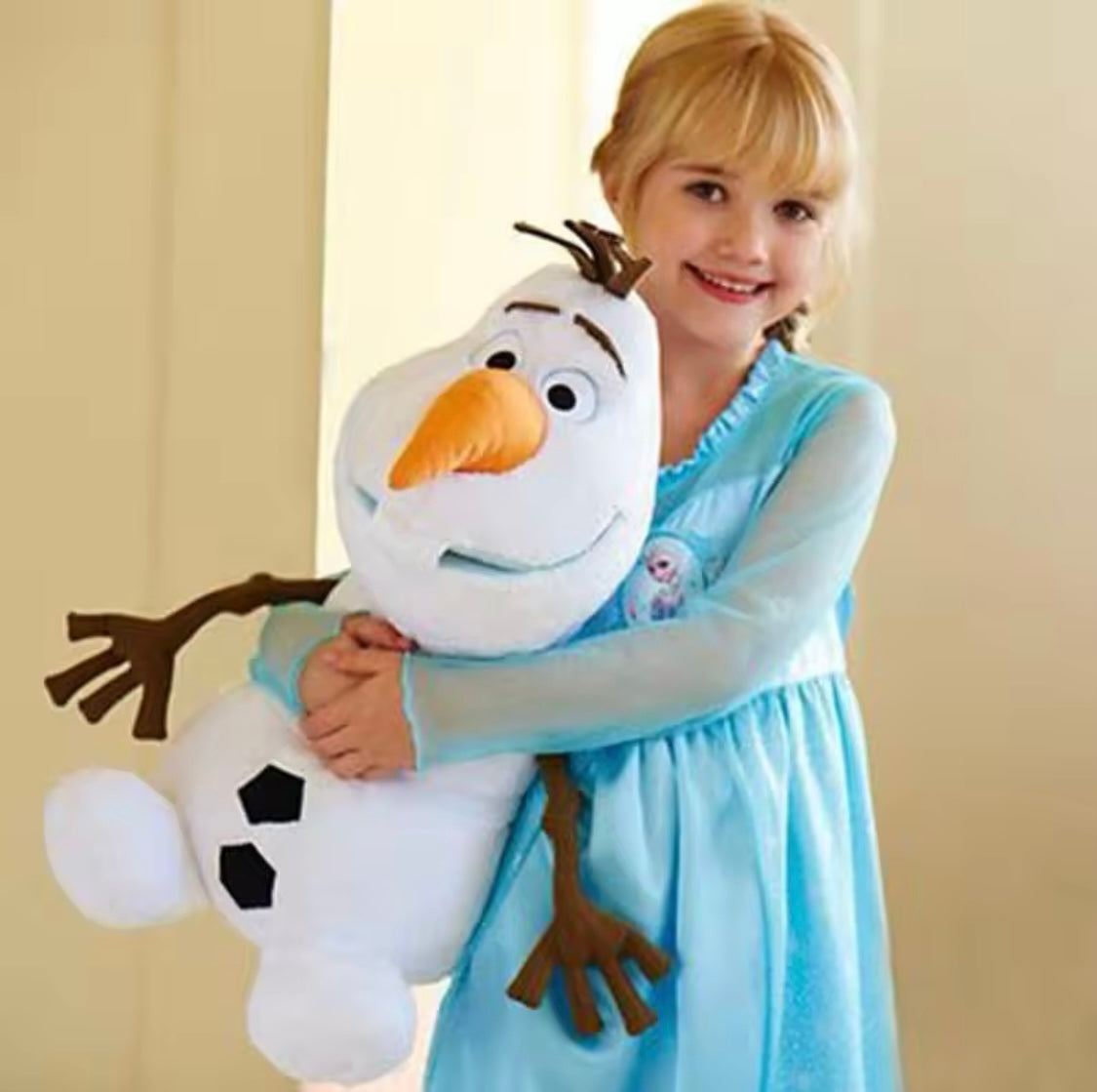Schneemann Plüschtier – 45 cm Kawaii Stofftier für Kinder, Winterdeko Spielzeug