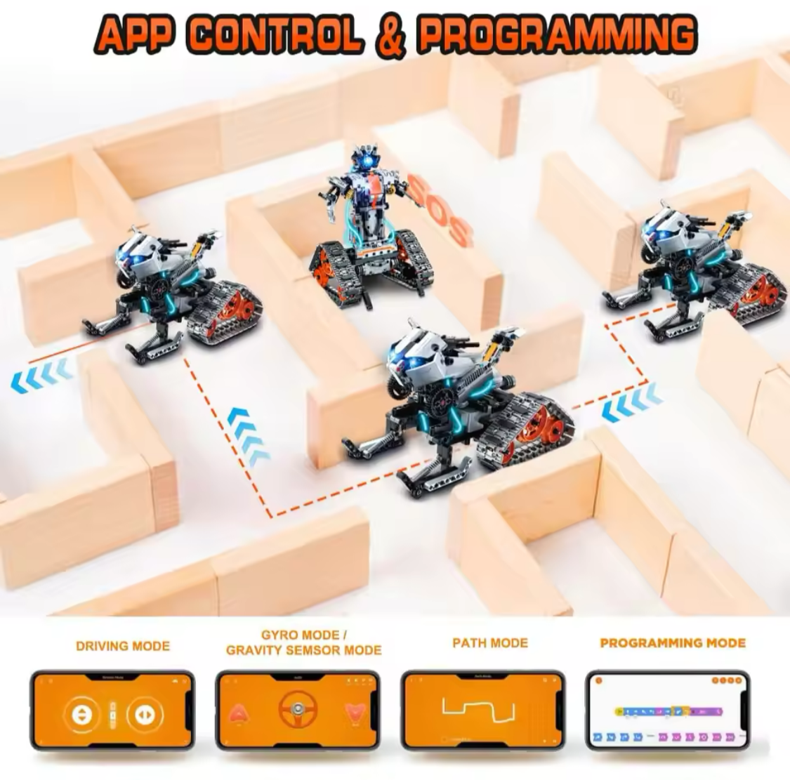 🚗 4-in-1 RC Technik-Baukasten – Dein eigenes ferngesteuertes Auto! 🎮🏎️