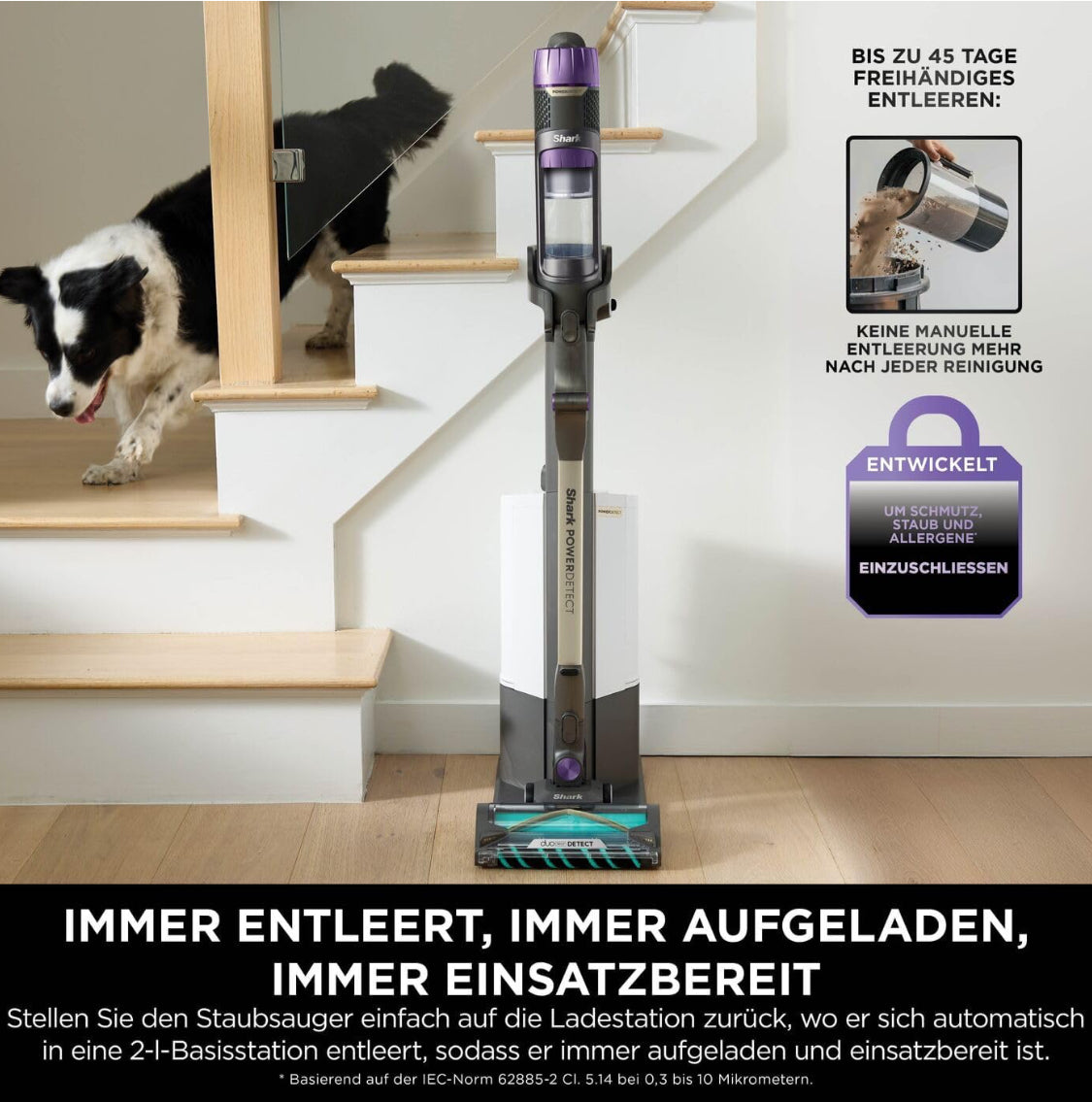 🦈 SHARK PowerDetect Clean & Empty 2024 – Intelligente Reinigung neu definiert! 😍