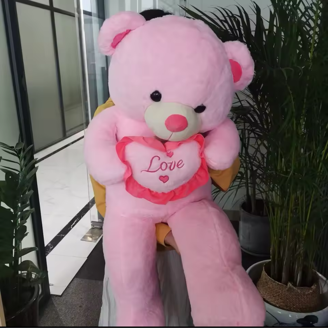 🎁 100 cm großer LIEBE Plüschbär – Der ultimative Kuschelfreund! 🧸