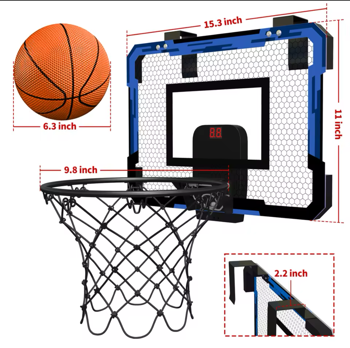 🏀 Kinder Basketball-Set – Spaß & Bewegung für drinnen und draußen! 🎯