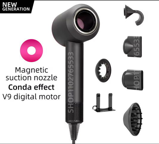 AIR Supersonic™ Haartrockner – Profi-Föhn in Rosa/Schwarz
