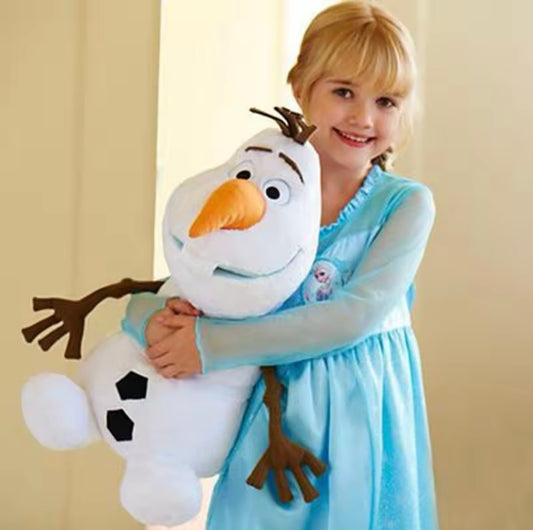 Schneemann Plüschtier – 45 cm Kawaii Stofftier für Kinder, Winterdeko Spielzeug