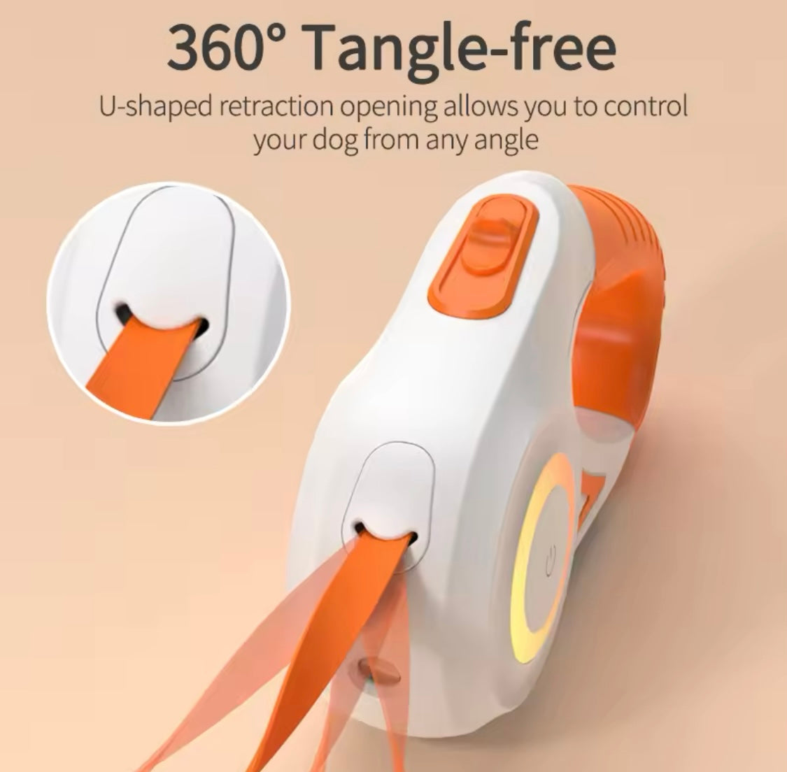 🐶 ROJECO 5M Automatische Hundeleine – Stylisch, sicher & mit LED! 💡✨