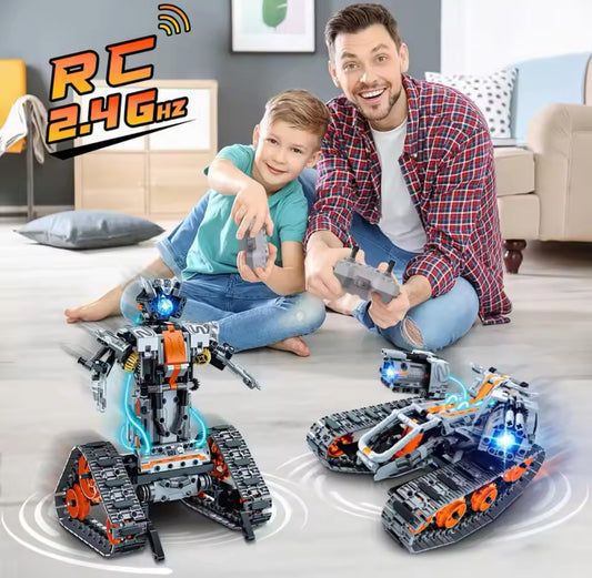 🚗 4-in-1 RC Technik-Baukasten – Dein eigenes ferngesteuertes Auto! 🎮🏎️